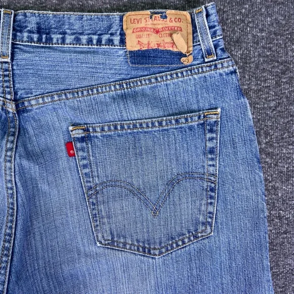 VTG Levis 569 Jeans Men 36x30 Blue Denim Casual Baggy Loose Straight Relaxed Y2K - Picture 13 of 16